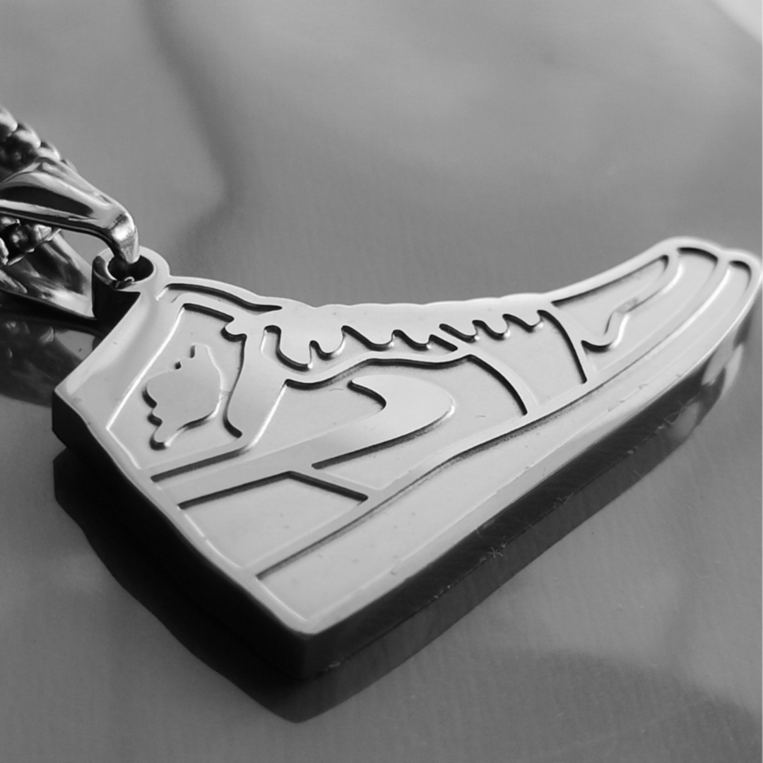 Collier "Air Jordan 1 Silver"
