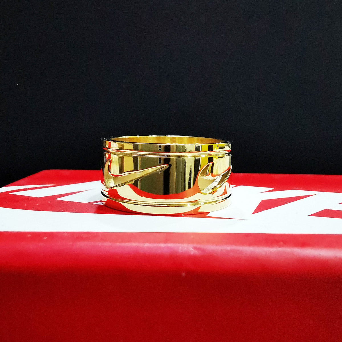 Bague Nike "Double Round Gold"
