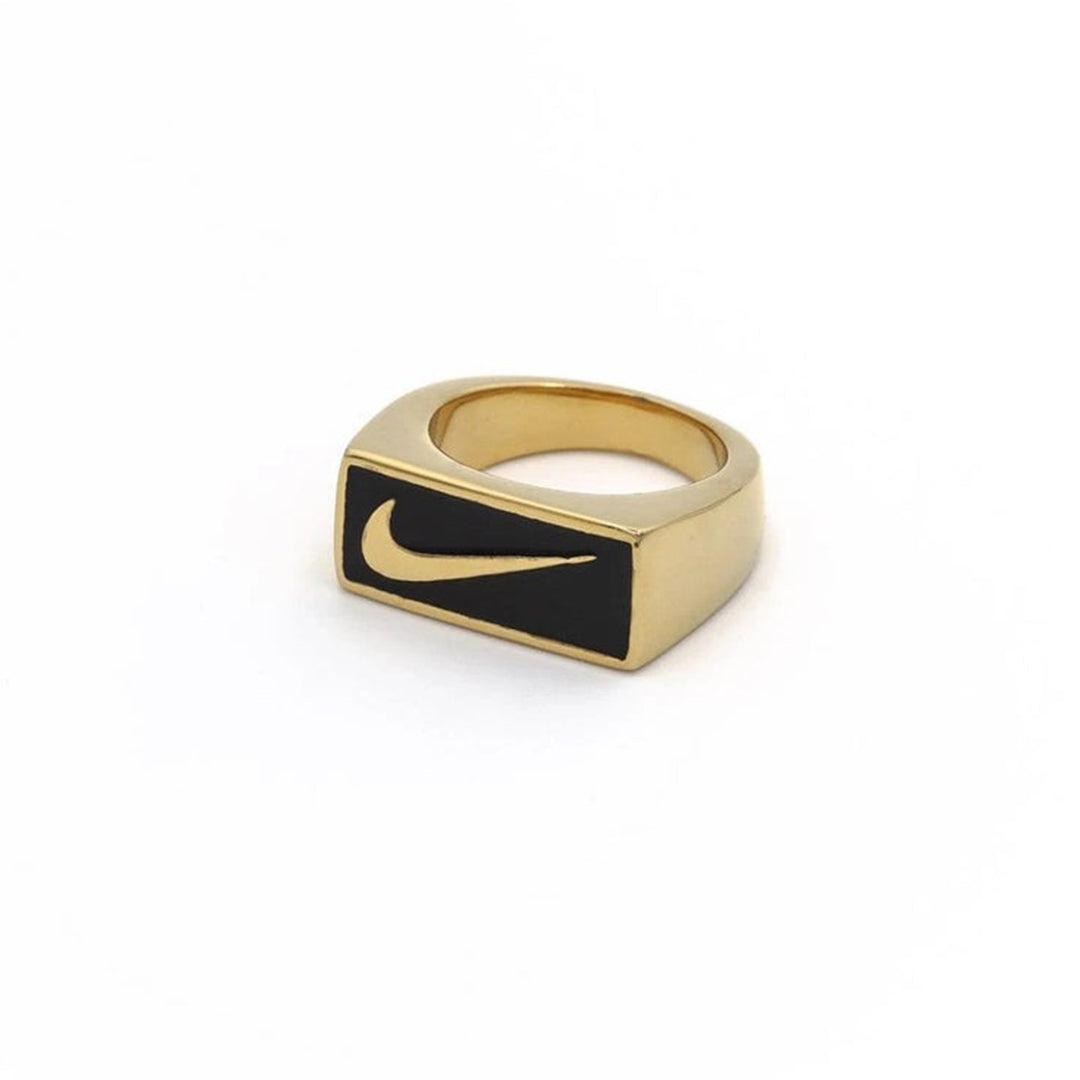 Bague Nike "Black n Gold"