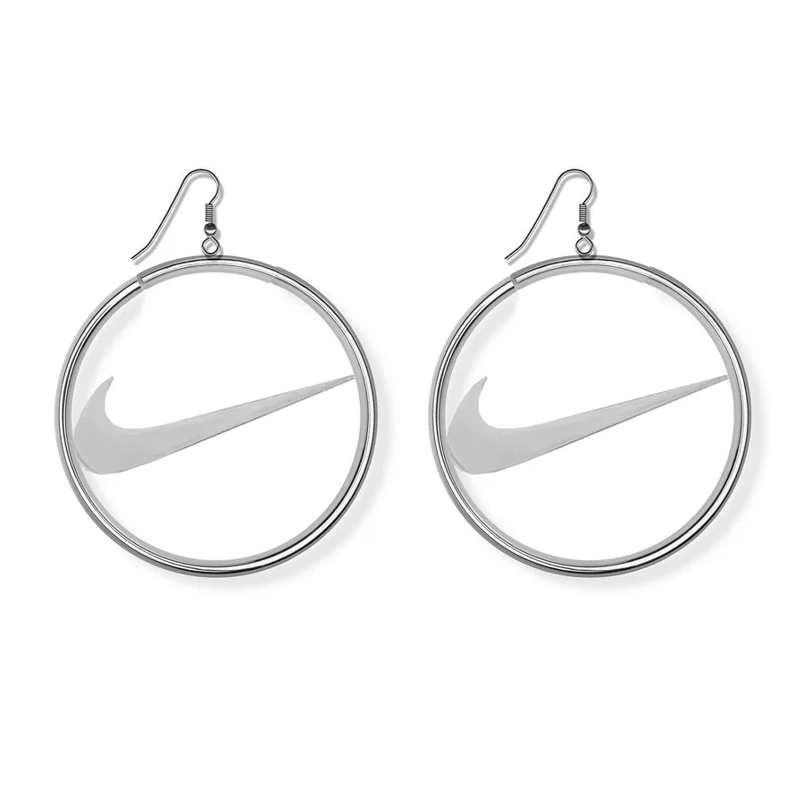 Boucles d'oreilles Nike "Kreyol Silver"