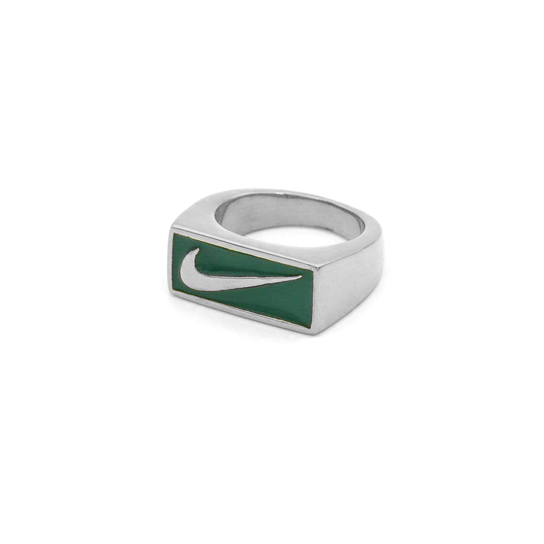 Bague Nike "Green n Silver"