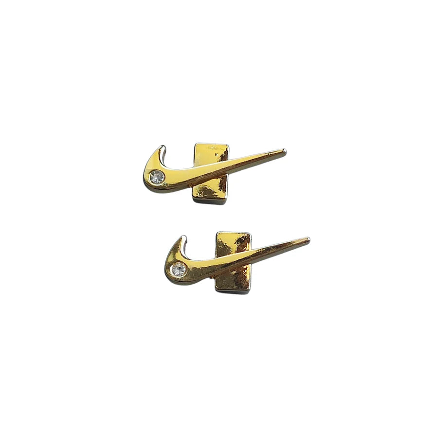 Charms Nike "Swoosh Diamond Gold"