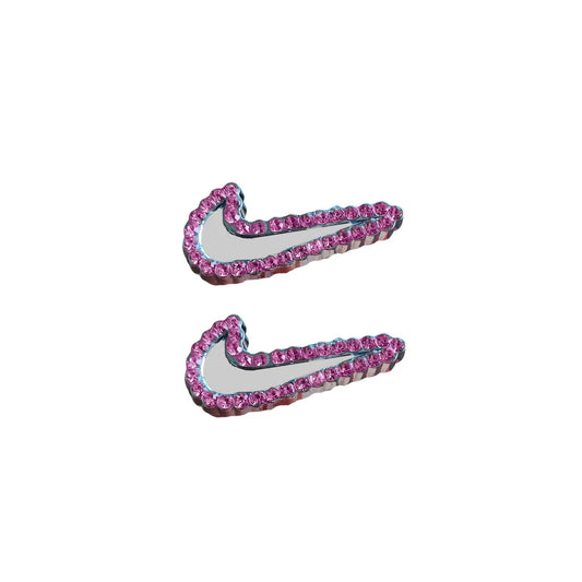 Charms Nike "Iced Out Swoosh Pink"