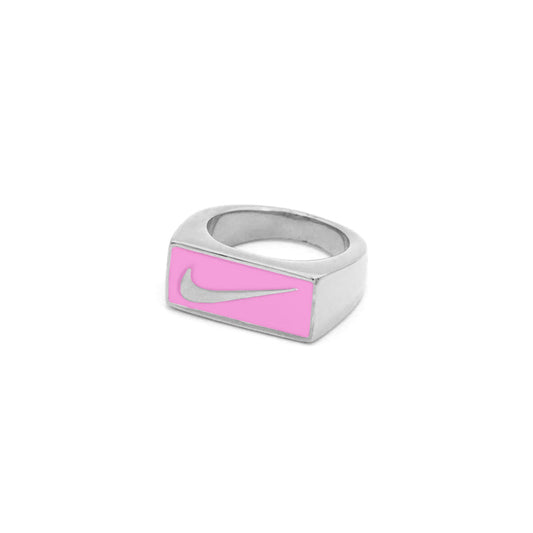 Bague Nike "Pink n Silver"